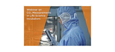 On-demand webinar: CO<sub>2</sub> Measurement in Life Science Incubators. Watch now!